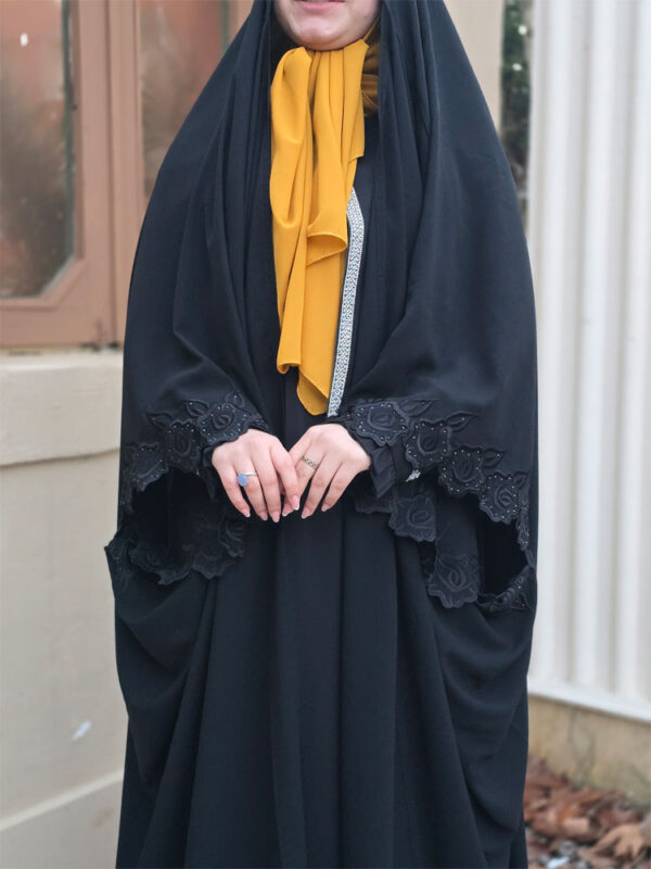 چادر یاسمین رز کرپ