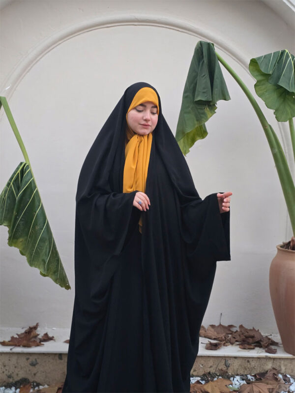 چادر یاسمین ساده کرپ