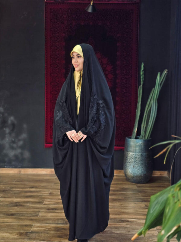 چادر گلدوزی پروانه برجسته سه بعدی