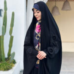 چادر گلدوزی شقایق