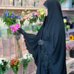 چادر گلدوزی یاسمین رز نگین باران