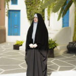 چادر عربی نجلا مشکی