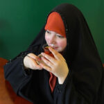 چادر عربی جواهردوزی آوا