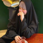 چادر عربی جواهردوزی ظریف جدید