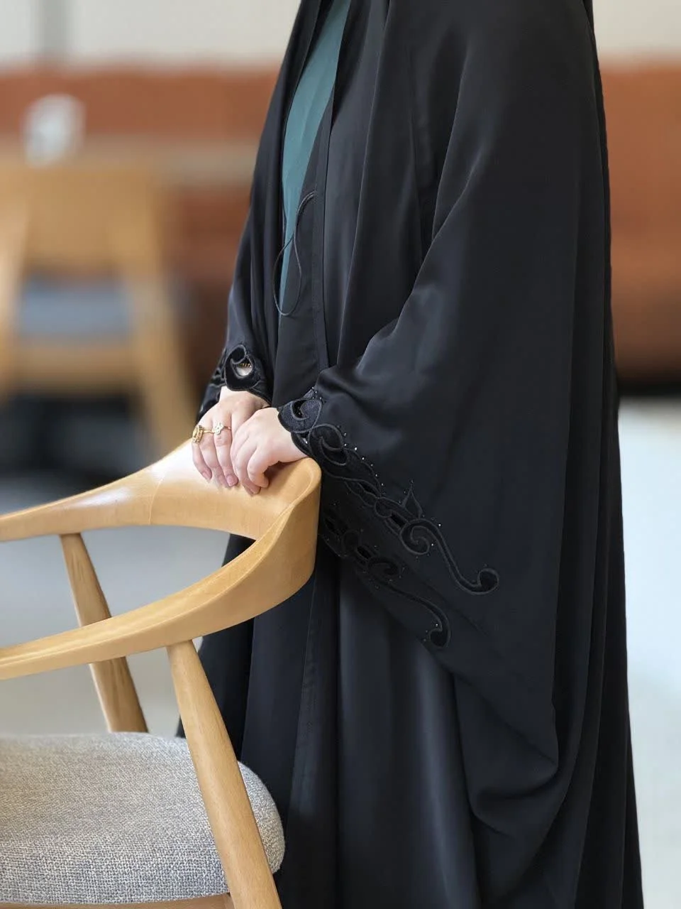 چادر عربی گلدوزی ترمه نداقطری