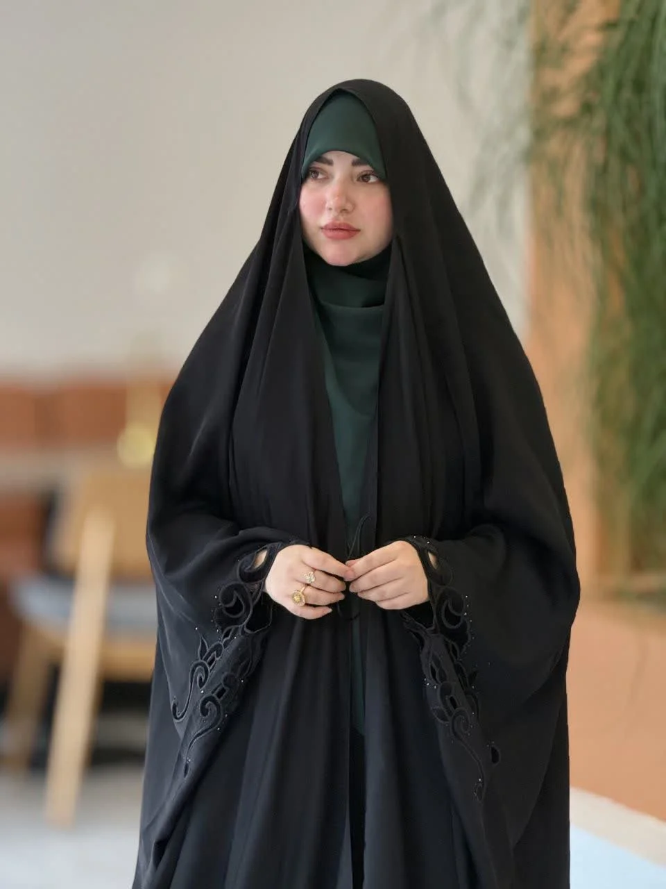 چادر عربی گلدوزی ترمه نداقطری