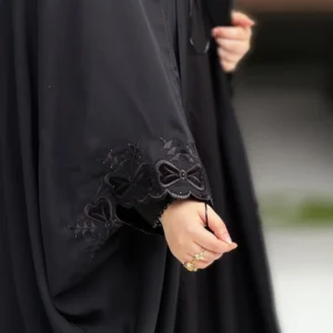 چادر عربی گلدوزی پاپیون دور مچ نداقطری